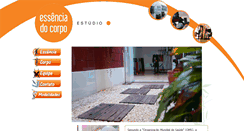 Desktop Screenshot of essenciadocorpo.com